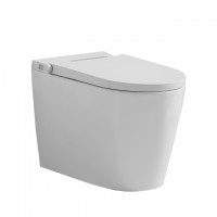 Wholesale bathroom vanity one piece kicking automatic flushing washroom smart intelligent wc toilet