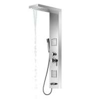 Hot sale modern made in china shower panel and cold water control high quality bathroom sets cheap