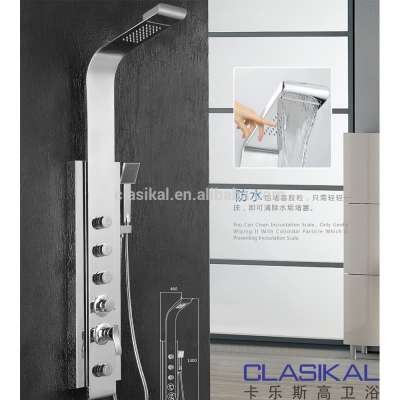 CLASIKAL Sanitary ware with massage stainless steel shower panel