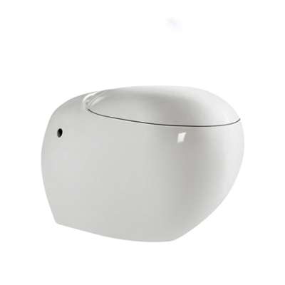 Modern fancy s-trap 120mm roughing-in round wall hung toilet