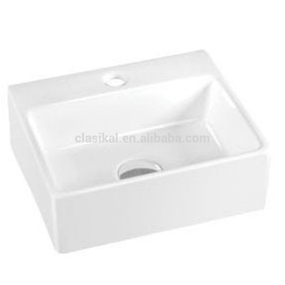 Bathroom ceramic material cheap sink decent hand wash basin